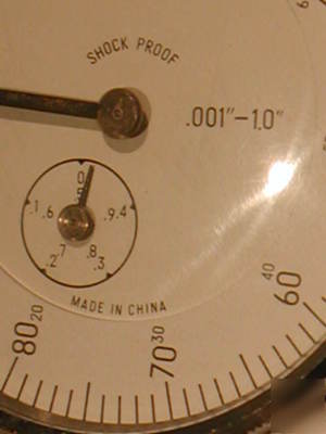 Dial indicator 0-1