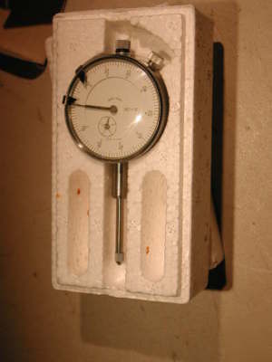 Dial indicator 0-1