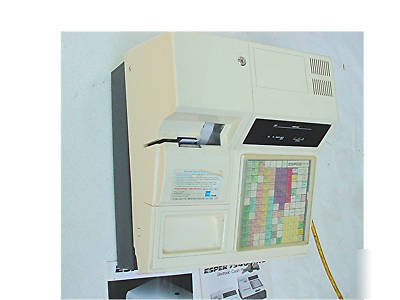 Esper 7810 electronic cash register 4 restaurant as-is