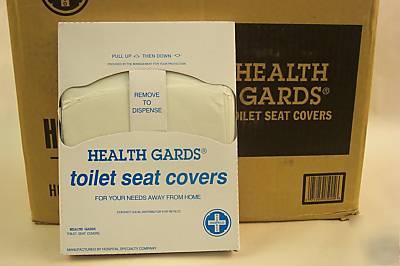 Health gards 5000 hg-qtr-5M toilet seat cover 1/4 fold