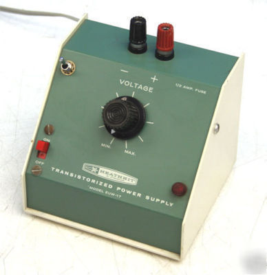 Heath co. heathkit euw-17 transistorized power supply