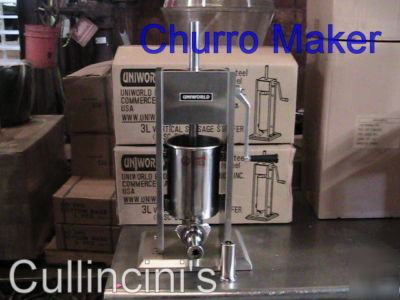 Churro maker 5 pound capacity stainless steel ucm-DL3