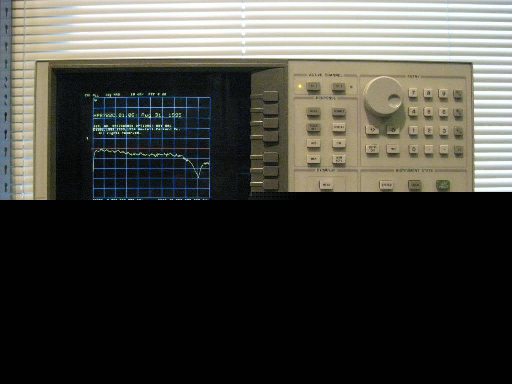 Agilent 8722C 40 ghz microwave vector network analyzer
