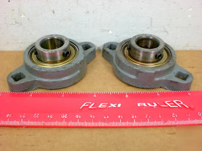 Hub city flange bearing 3/4'' fbi-B2 roller lot of (2)