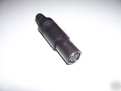 9 pin mini din plug female cable solder type