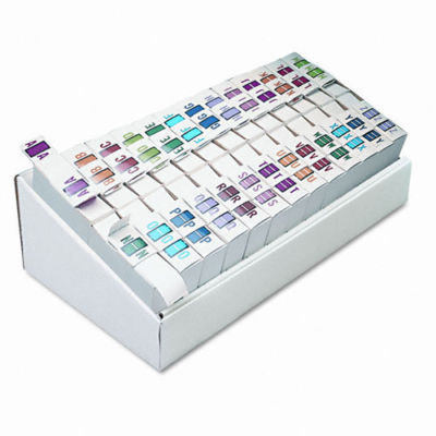 A-z bar style end tab labels smead 67070 complete set