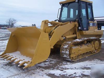 Cat caterpillar 953C track loader cab machine heat...