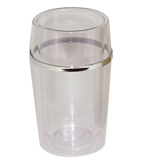 Clear wine cooler for table mounting craddle pub bar