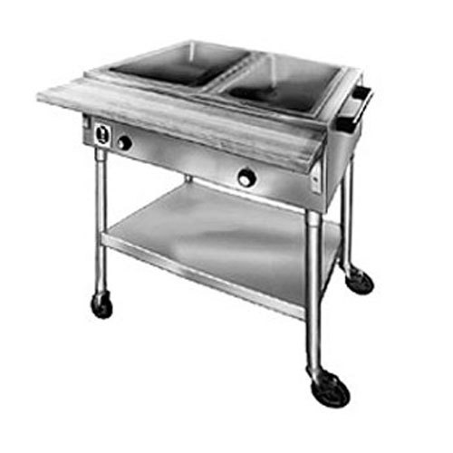 Eagle PDHT2-120 portable hot food table, 2 wells, 35.5