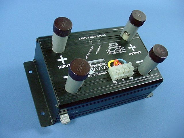 Leviton wired-in railroad dc surge protector suppressor