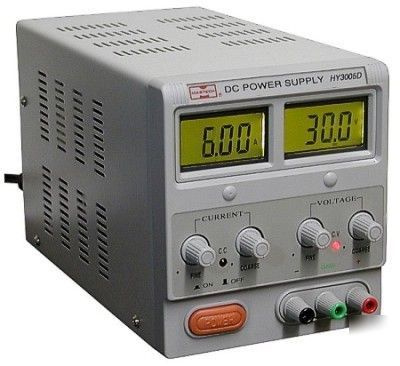 Mastech linear dc power supply var 0-30 volt @ 0-6 amps