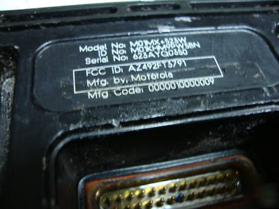 Motorola MCS2000 vhf 25W radio M01KHM9PW5BN model ii 03