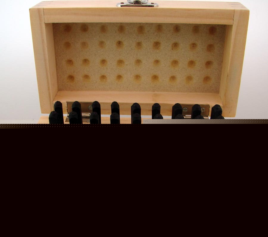 New metal alphanumeric metal stamps 36 piece no box