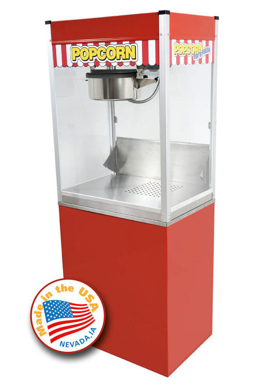 Paragon classic pop huge 16OZ popcorn machine w/stand 