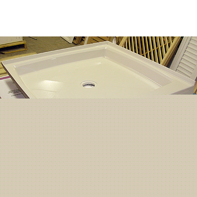 Pro-stone 36X36 shower base color bone