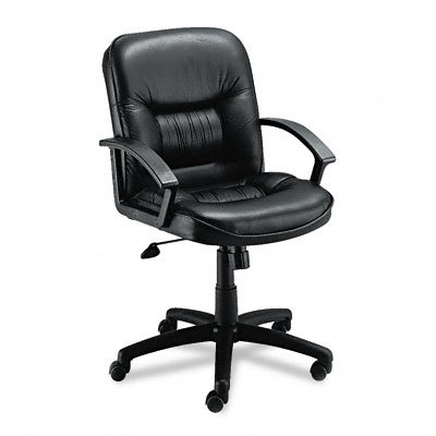 Serenity exec mid-back swivel/tilt chair black leather