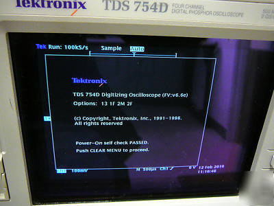 Tektronix TDS754D with options 13/1F/2M/2F *calibrated*
