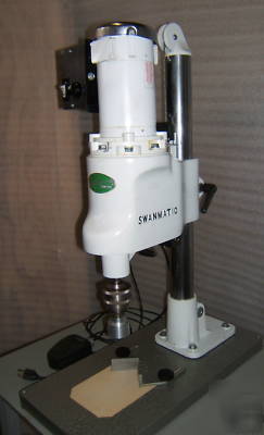 Swanmatic C300 capper w/ optional cart & C302E control