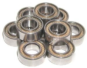 10 steel/metal 686-2TS 6X13X5 teflon ball bearings vxb