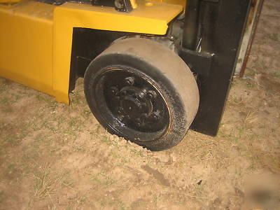 2001 kalmar 5000# forklift cushion tires lp powered hd