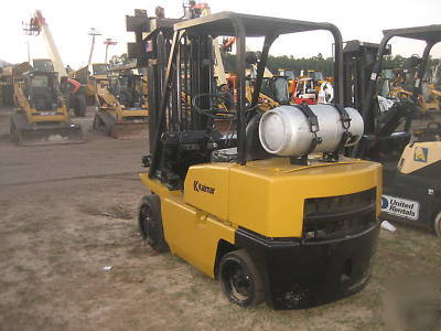 2001 kalmar 5000# forklift cushion tires lp powered hd
