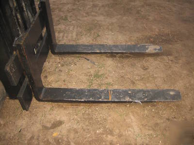 2001 kalmar 5000# forklift cushion tires lp powered hd