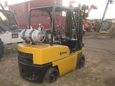 2001 kalmar 5000# forklift cushion tires lp powered hd