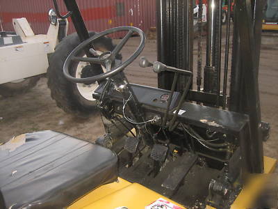 2001 kalmar 5000# forklift cushion tires lp powered hd