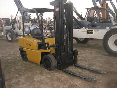 2001 kalmar 5000# forklift cushion tires lp powered hd