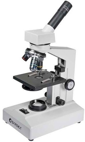 Barska 40X-400X monocular compound microscope w/ light