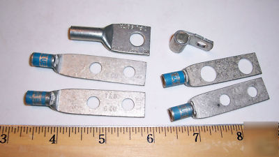 Compression power cable lugs / connectors #6 awg