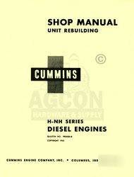 Cummins n nh diesel engine 4 6 cyl. shop service manual