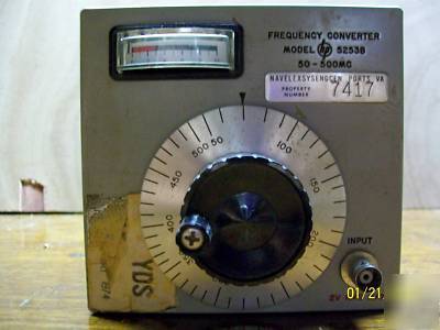 Hewlett-packard model 5253B frequency converter
