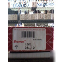 New starrett level 98-12 machinists level 12