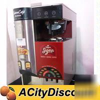 Used bunn selfserve coffee latte brewer dispenser maker