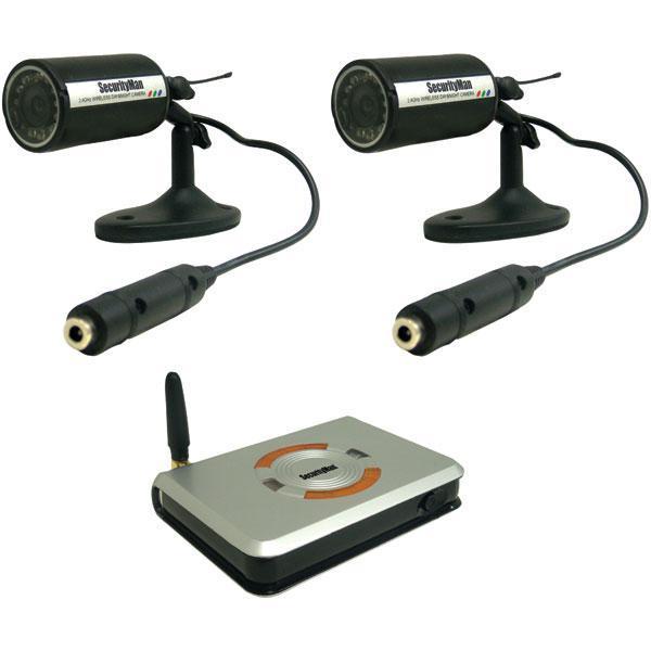 Wi-fi interference free wireless security camera kit