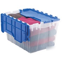 Wise lot 6 akro mils 12 gallon clear storage keeper box