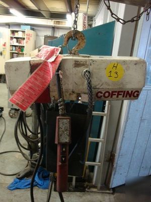 Duff norton / coffing 1/2 ton electric hoist