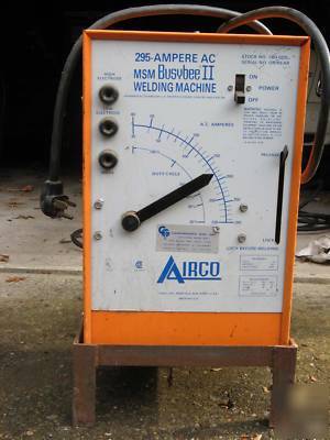 Airco msm busybee ii 295 ampere ac welding machine