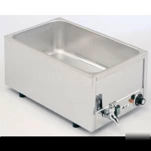 Alfa FW9000 food warmer with drain spigot