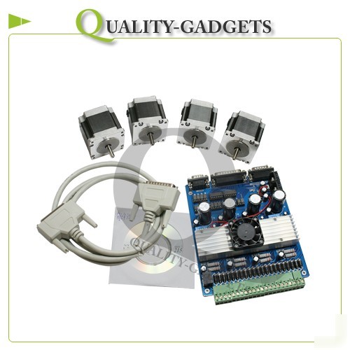 Cnc kit 4 axis nema 23 stepper motor driver controller