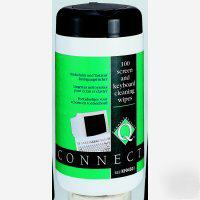 Computer screen and keyboard cleaning wipes PK100 