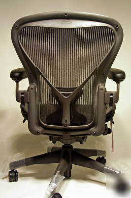 Herman miller aeron fully loaded black posturefit a '09