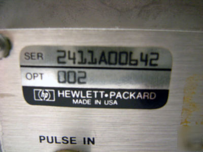 Hp agilent 83545A rf plug-in option: 002