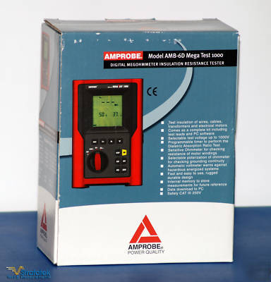 New amprobe amb-6D megger megohmmeter insulation meter 