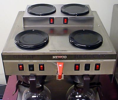 New co dw-6AF dual 6 burner coffee brewer