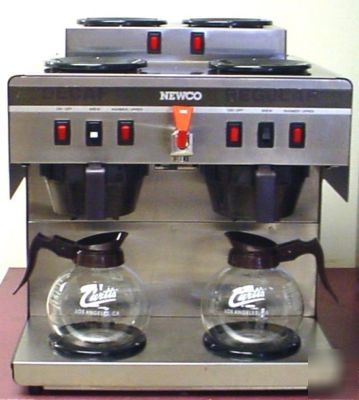 New co dw-6AF dual 6 burner coffee brewer