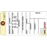 Quill inventory tags 2-part 6 1/4 x 3 1/8 15100 (500)