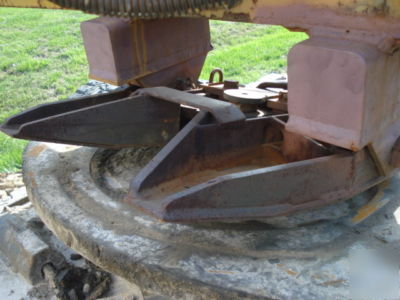Semi sized utility pole & pipe trailer, good condition