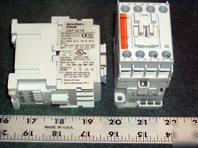 Sprecher & schuh CA7-12-10 contactor, 110V, 